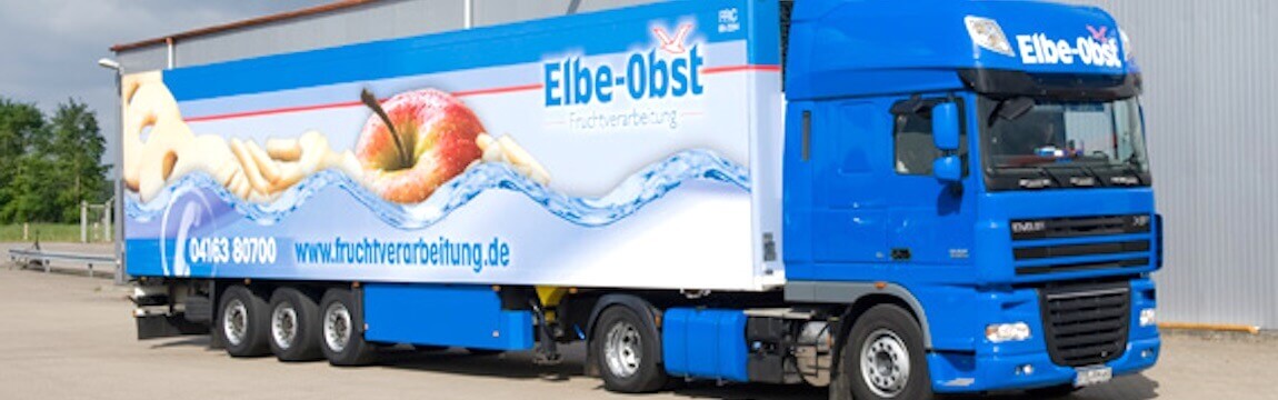 LKW von Elbe-Obst