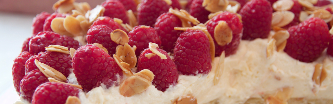 Himbeertorte mit Ricotta-Creme