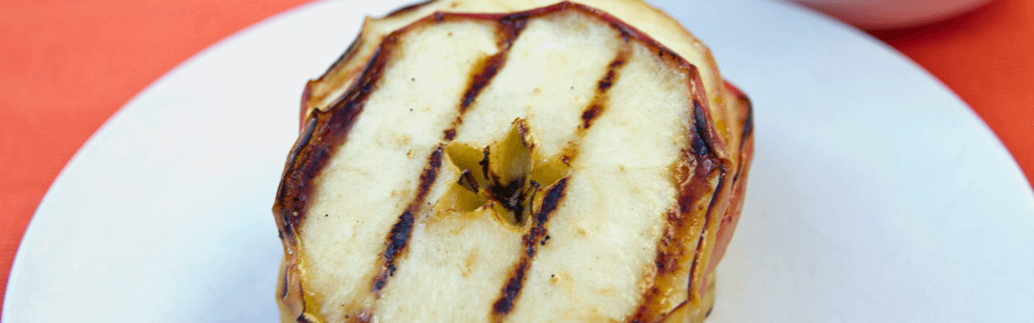 Gegrillte Apfelringe