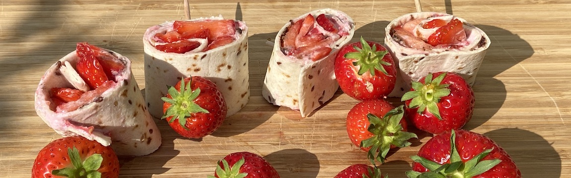 Erdbeer-Wraps