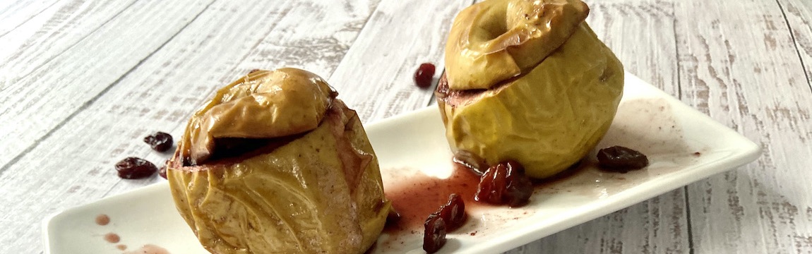 Bratapfel mit Marzipan und Portwein